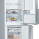 Bosch Serie 4 KGE366I4P frigorifero con congelatore Libera installazione 302 L Acciaio inossidabile 6