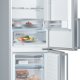 Bosch Serie 4 KGE366I4P frigorifero con congelatore Libera installazione 302 L Acciaio inox 6