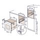 Electrolux EOB 6640 TAX 72 L Nero, Acciaio inox 4