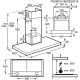 Electrolux LFT416X cappa aspirante Cappa aspirante a parete Acciaio inox 600 m³/h 6