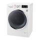 LG F104J8JH2W lavasciuga Libera installazione Caricamento frontale Nero, Cromo, Bianco 8