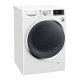LG F104J8JH2W lavasciuga Libera installazione Caricamento frontale Nero, Cromo, Bianco 10