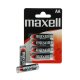 Maxell 4 x AA Batteria monouso Stilo AA Zinco-Carbonio 5