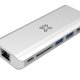 XtremeMac XM-HUB6-MC-SLV USB 3.2 Gen 1 (3.1 Gen 1) Type-C Alluminio 4