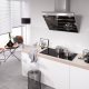 Miele DA 6798 W EXT Shape Cappa aspirante a parete Nero, Acciaio inox 4