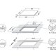 Whirlpool SMC 604 F/NE Nero Da incasso 60 cm Piano cottura a induzione 4 Fornello(i) 8