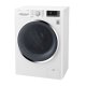 LG F2J7HG2W lavasciuga Libera installazione Caricamento frontale Bianco 9