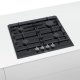 Bosch Serie 8 PRP6A6D70 piano cottura Nero, Acciaio inox Da incasso Gas 4 Fornello(i) 3