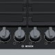 Bosch Serie 8 PRP6A6D70 piano cottura Nero, Acciaio inox Da incasso Gas 4 Fornello(i) 6