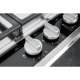 Hotpoint PKLL 751 T/IX/HAR piano cottura Nero, Stainless steel Da incasso Gas 5 Fornello(i) 13