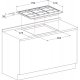 Hotpoint Ariston Piano cottura a gas PKLL 751 T/IX/HAR 15