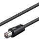 Goobay 68146 cavo coassiale 3C-2V 1,5 m Nero 3