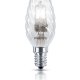 Philips Classic alogeno 42 W (55 W) E14 cap Warm white Halogen twisted candle bulb 3