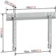 Vogel's VFW 040 - LCD/PLASMA wall support Argento 4