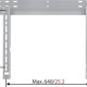 Vogel's VFW 040 - LCD/PLASMA wall support Argento 5