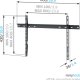 Vogel's MNT 300. WALL MOUNT FLAT WALL 2,03 m (80