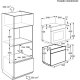 Electrolux EAT1AX Nero, Acciaio inox -35 °C Display incorporato 3