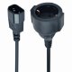 Cablexpert Conexion Shucko hembra a IEC C14 macho 0.15mts 3