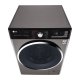 LG F14WD107TH6 lavasciuga Libera installazione Caricamento frontale Nero, Acciaio inox 11