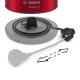 Bosch TWK3P424 bollitore elettrico 1,7 L 2400 W Grigio, Rosso 4