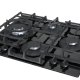 Gorenje GTW6D41B piano cottura Nero Da incasso 60 cm Gas 4 Fornello(i) 3