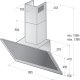 Gorenje WHI943A3XGB Cappa aspirante a parete Nero, Acciaio inox 800 m³/h 5