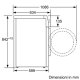 Bosch Serie 6 WTW87608IT asciugatrice Libera installazione Caricamento frontale 8 kg A++ Bianco 6