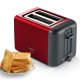 Bosch TAT3P424 tostapane 2 fetta/e 970 W Nero, Rosso 4