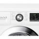 LG F1496QD3HT lavatrice Caricamento frontale 7 kg 1400 Giri/min Cromo, Bianco 4