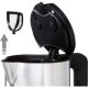 Bosch TWK 8613P bollitore elettrico 1,5 L 2400 W Nero, Acciaio inox 6