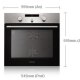 Samsung BF3C3T088 forno 65 L Acciaio inox 3