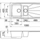 Elleci Living 475 Lavello sottopiano Rettangolare Granito 3