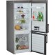 Whirlpool WBE 2614 IX frigorifero con congelatore Libera installazione 258 L Acciaio inox 3