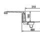 Schock Horizont D100 A 99 Lavello sottopiano Rettangolare 3