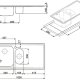 Smeg LE102D-2 lavello Lavello montato su piano Rettangolare 3