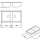 Smeg LSX862CN lavello Rettangolare Granito 3
