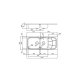 Foster 1512 200 lavello Rettangolare Acciaio inox 3
