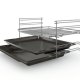 Bosch Serie 4 HXN390D20 cucina Elettrico Gas Nero, Acciaio inox, Bianco 3