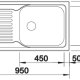 BLANCO Tipo XL 6 S Rettangolare Acciaio inox 3