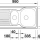 BLANCO Tipo 6 SB Rettangolare Acciaio inox 4