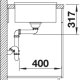 BLANCO Attika 60/A Lavello montato su piano Rettangolare Acciaio inox 5