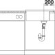 BLANCO Attika 60/A Lavello montato su piano Rettangolare Acciaio inox 6