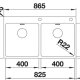 BLANCO Andano 400/400-IF/A Quadrato Acciaio inox 4