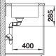 BLANCO Supra 340/340-U Lavello sottopiano Rettangolare Acciaio inox 5