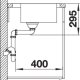 BLANCO Divon II 45 S-IF Rettangolare Acciaio inox 4