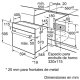 Bosch HBF113BR0 forno 66 L Nero, Acciaio inox 3
