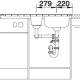 BLANCO Median 6 S Dx Lavello sottopiano Rettangolare Acciaio inox 7
