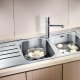 BLANCO Median 8 S Dx Lavello montato su piano Rettangolare Acciaio inox 3