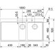 Franke Mythos MMX 251 Lavello ad incasso Rettangolare Acciaio inox 3