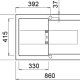 Elleci LMI40079SMT lavello Lavello montato su piano Rettangolare Metaltek 3